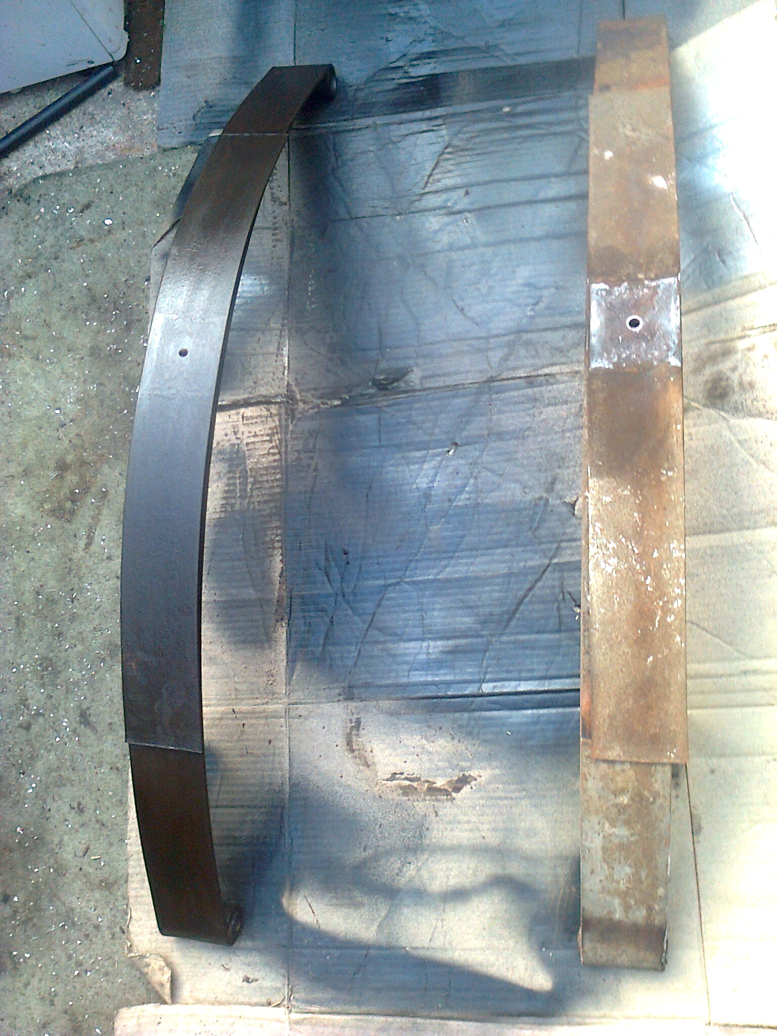 Marbella leaf springs replaced by panda 45 springs
