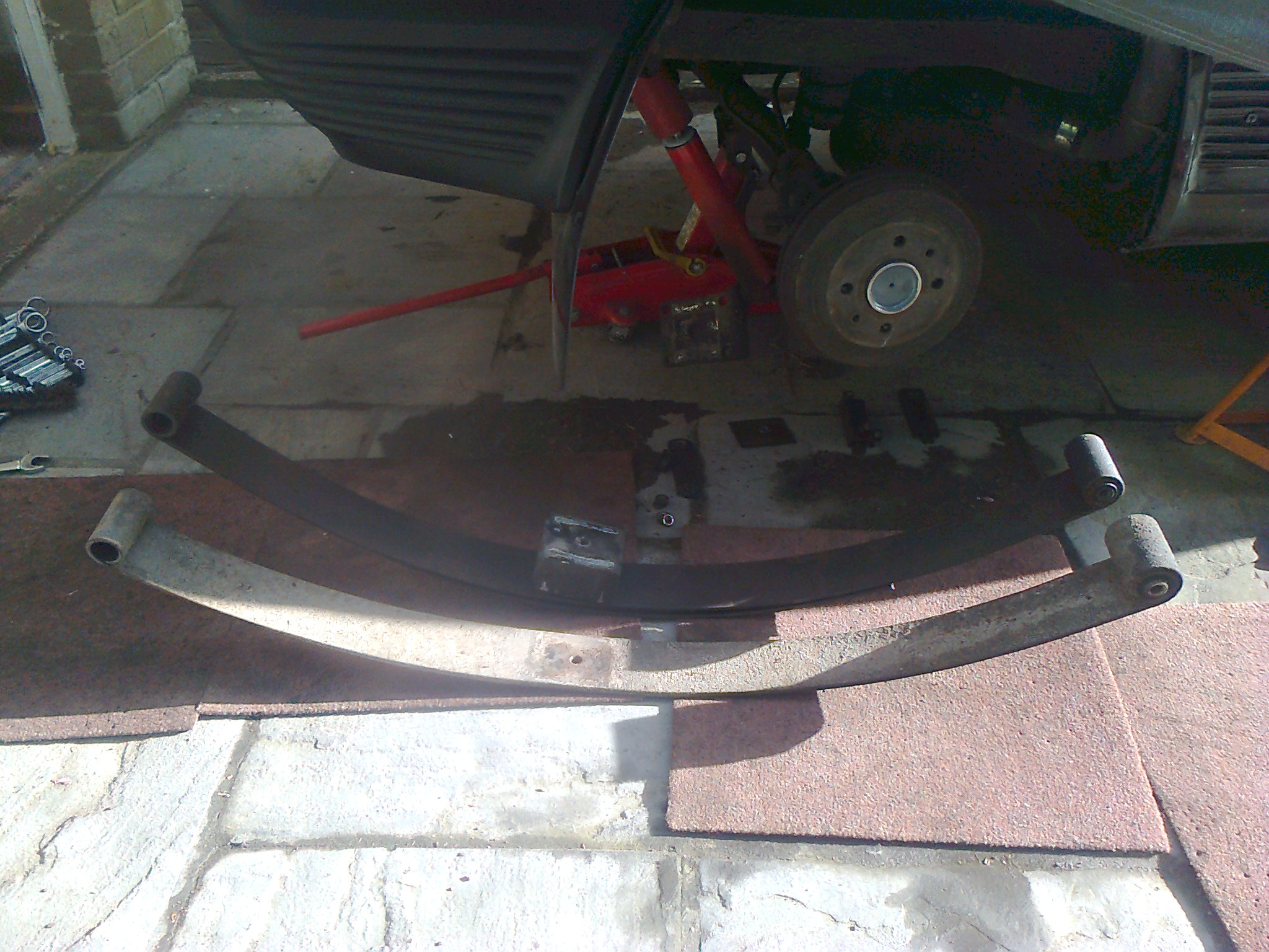 Marbella leaf springs replaced by panda 45 springs