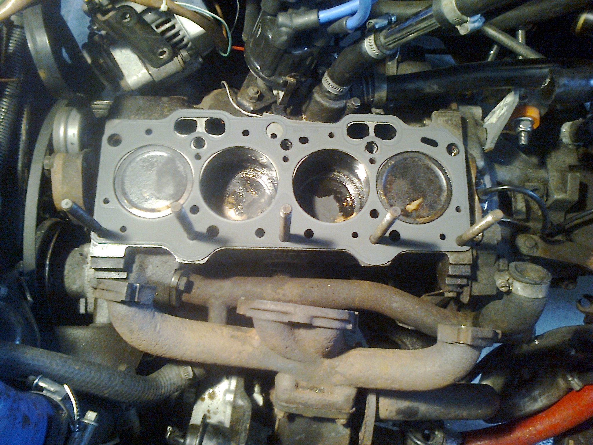 Marbella turbo head gasket work
