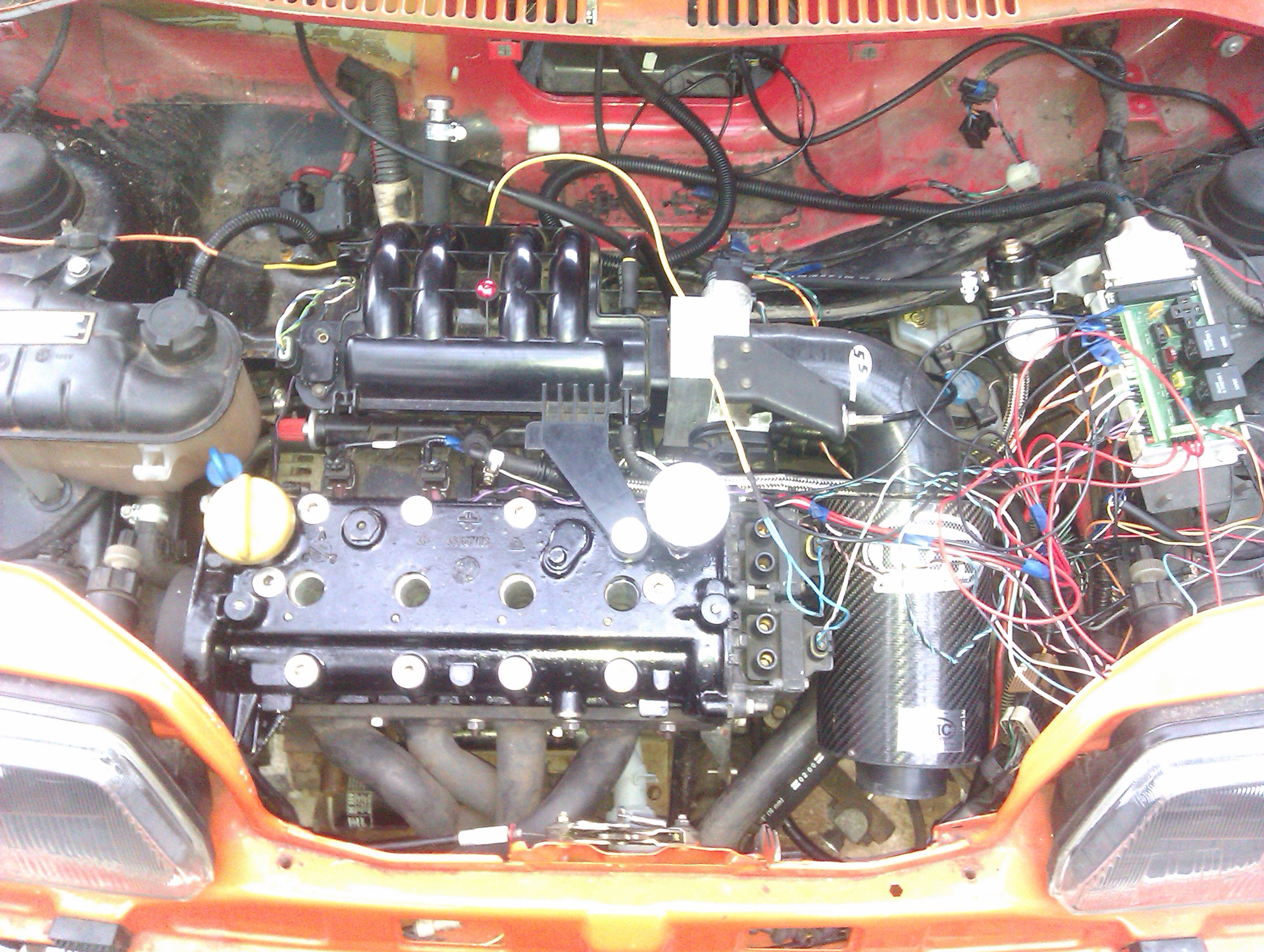 Messy Engine Bay