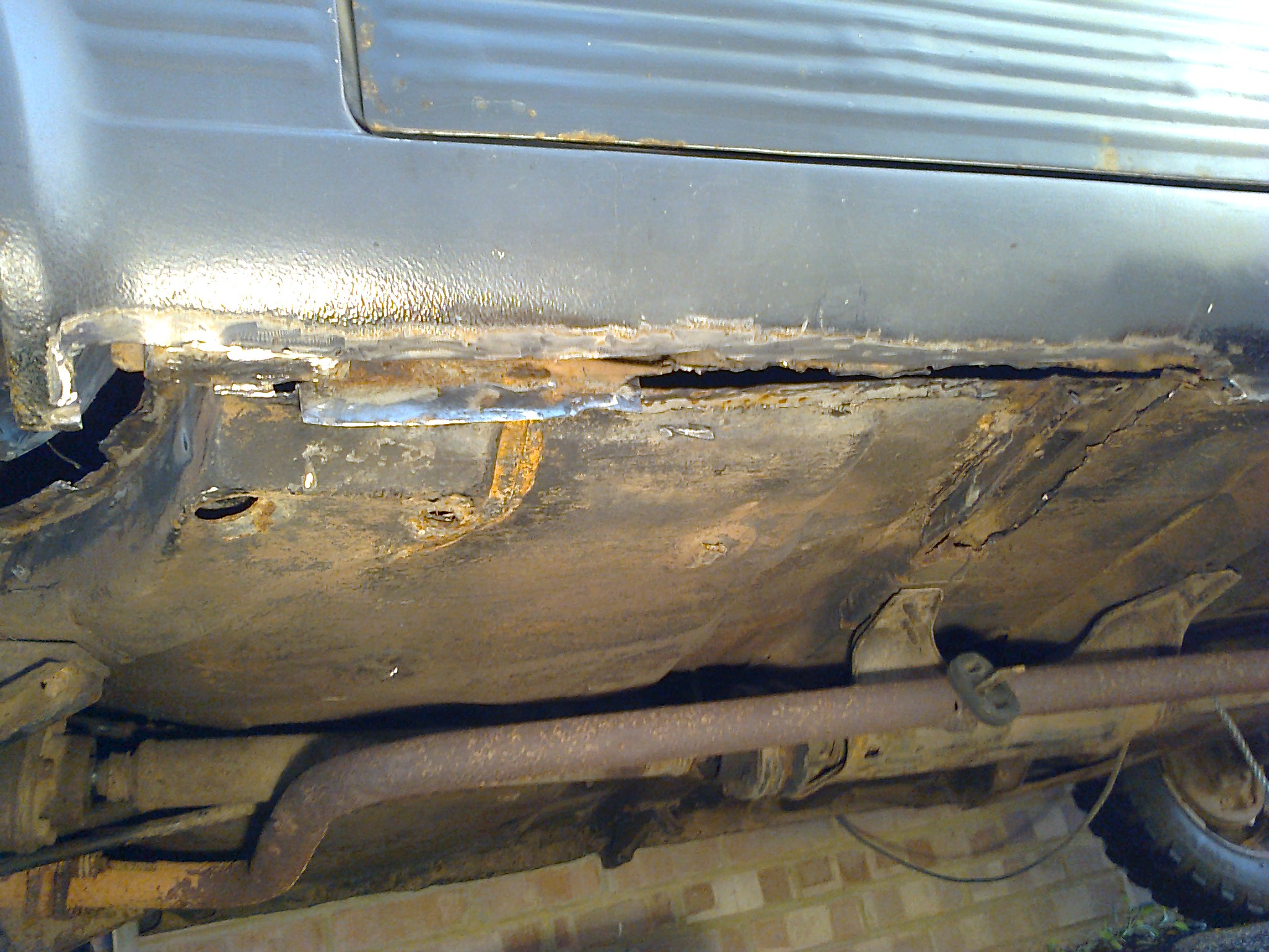 Mk1 Panda 4x4 Sill Rust Jacking Point