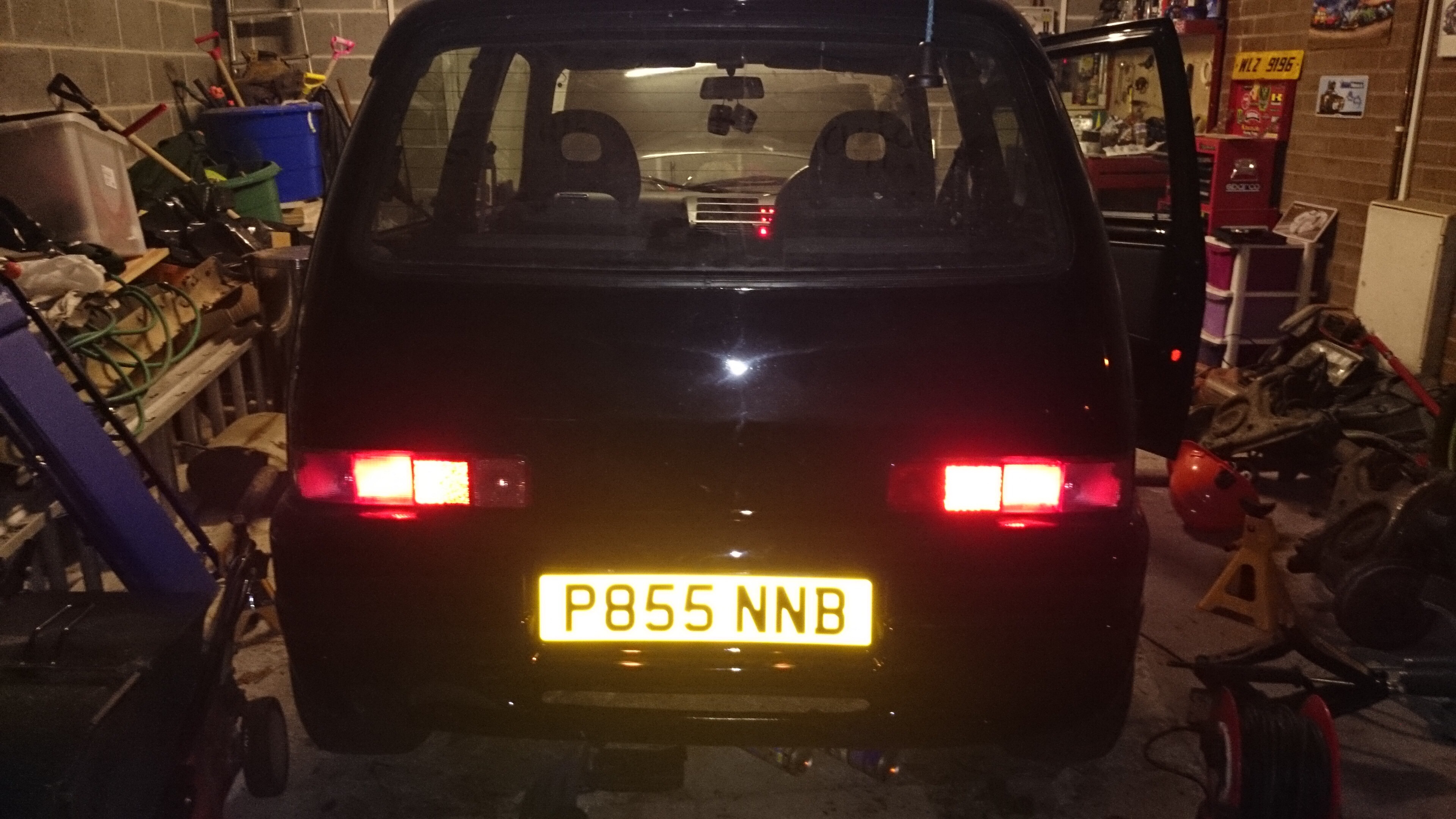 Number plate.