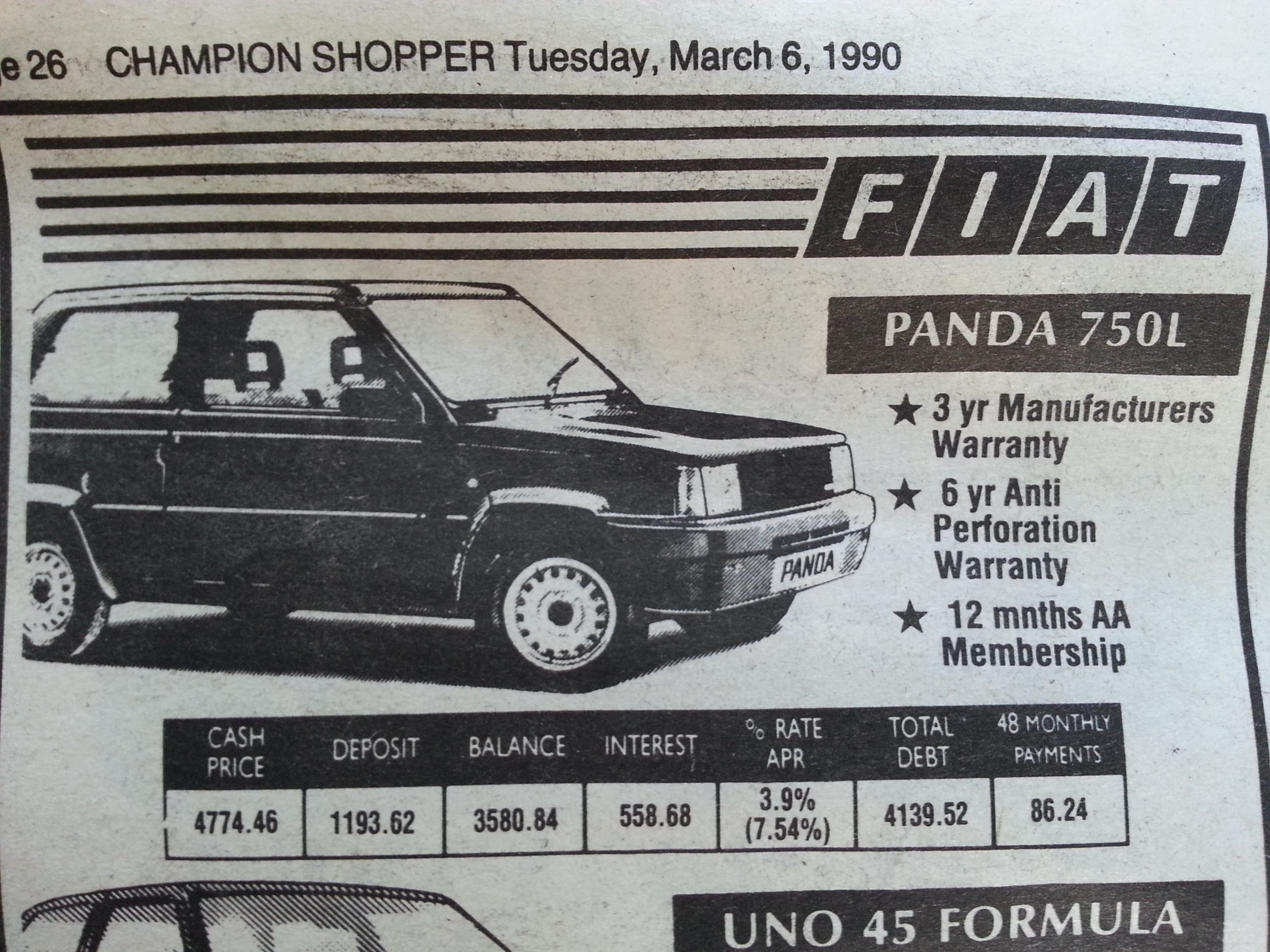Old Fiat adverts