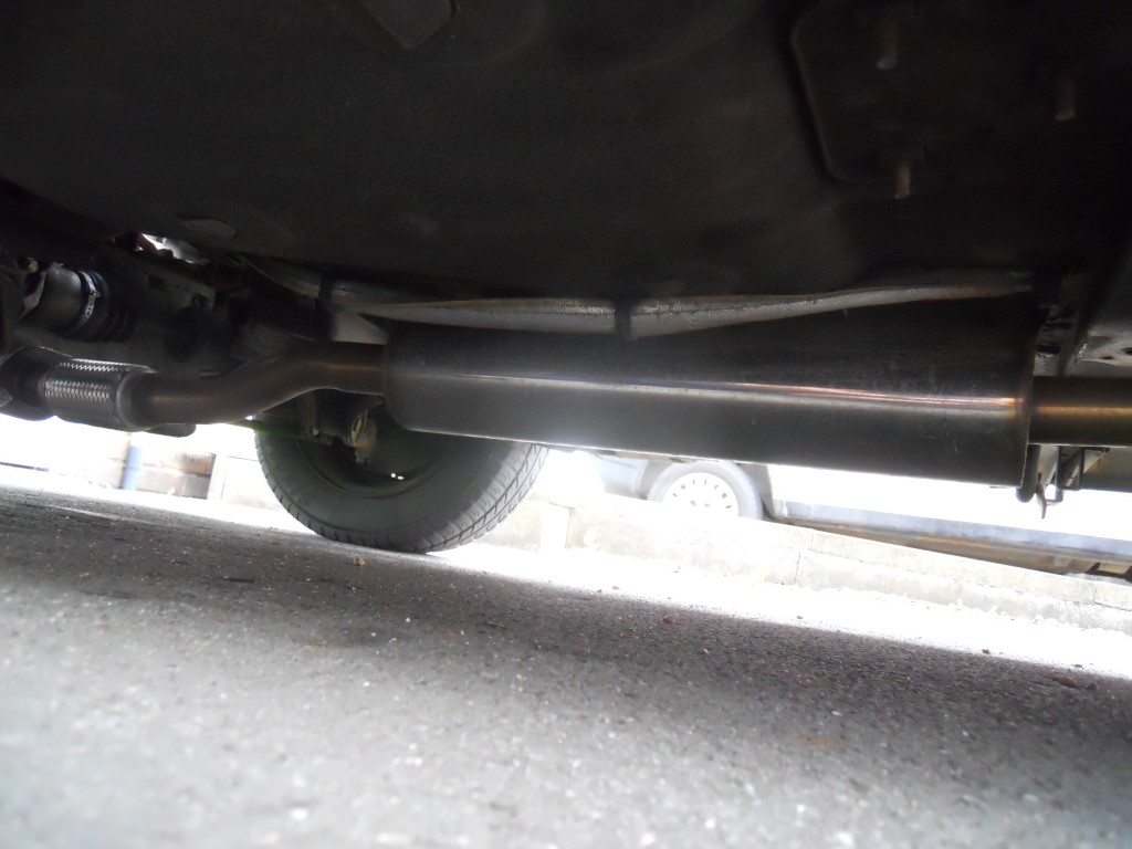 Panda 1.4 new custom exhaust Jun 2013