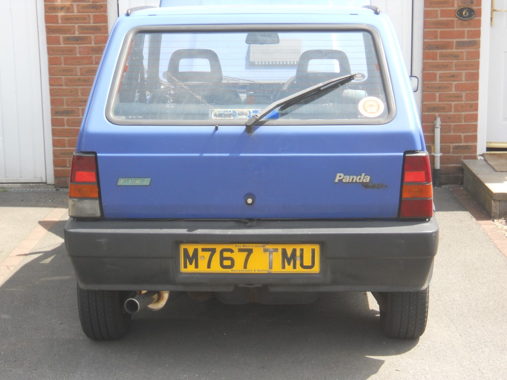 Panda 1.4 new custom exhaust Jun 2013