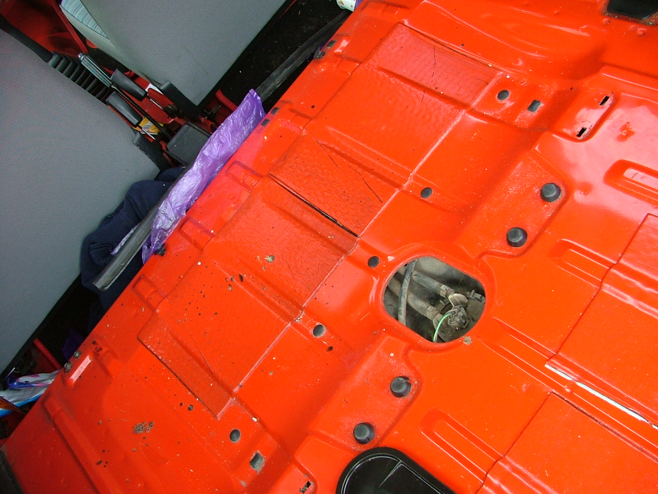 Panda Fuel tank access panel