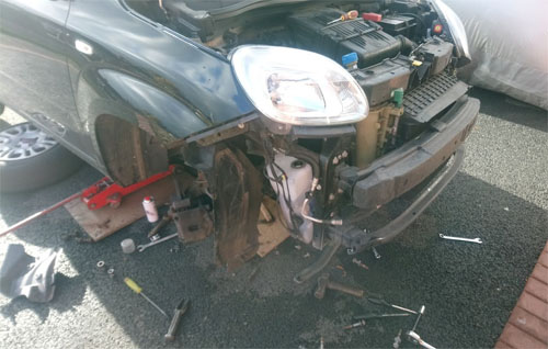 Panda wishbone replacement