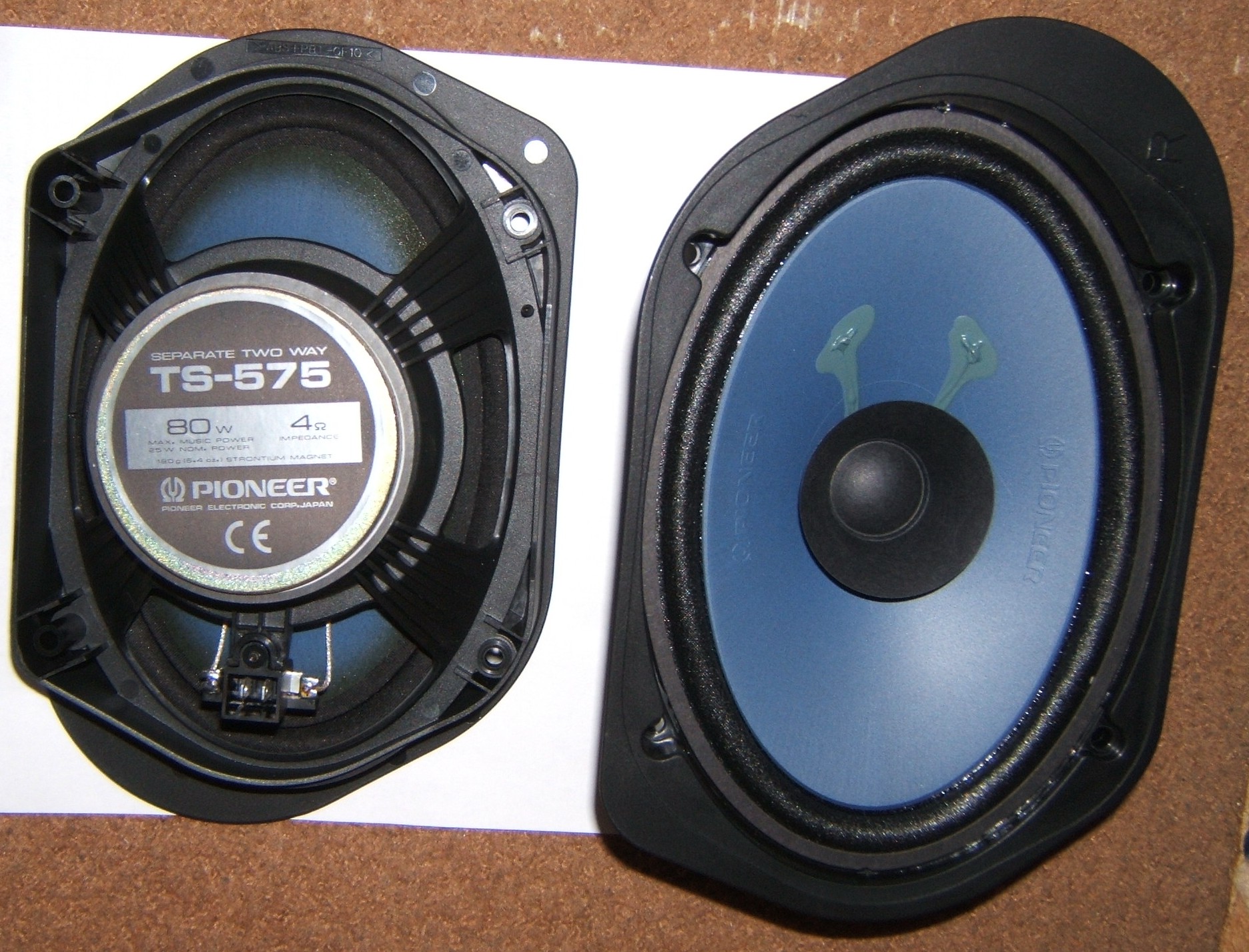 Pioneer TS-575 80Watt Speaker and Tweeter