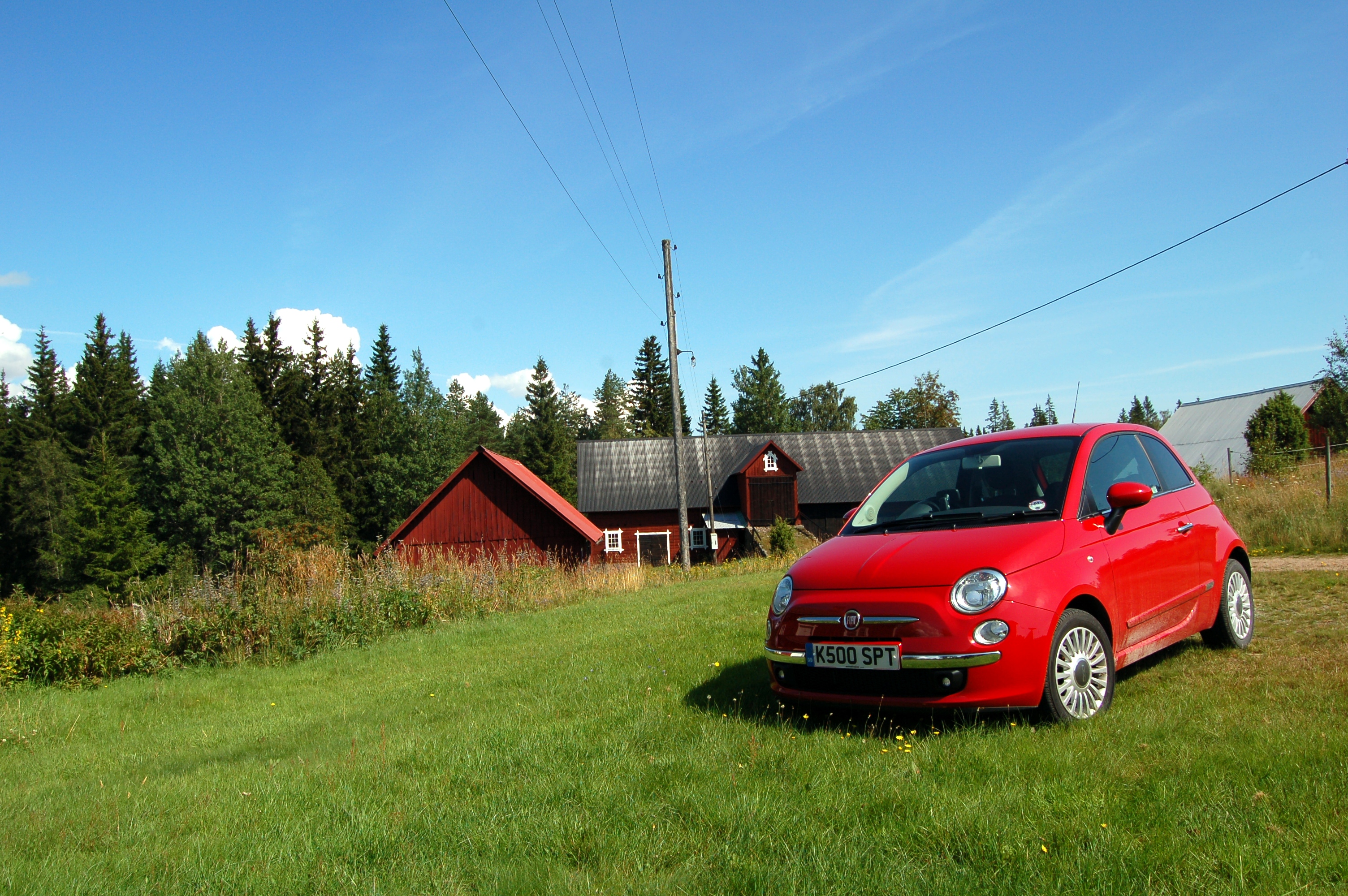 Red Sport, Blue Skies. Sweden, August 2009