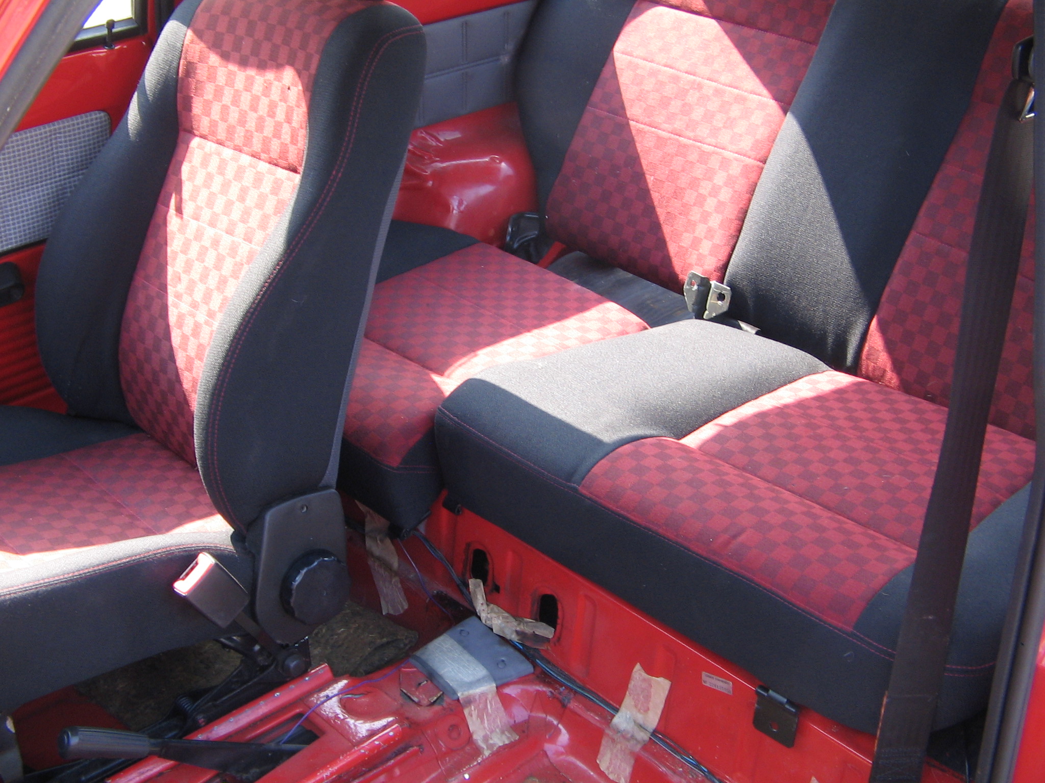 Seicento sporting seats in Panda.