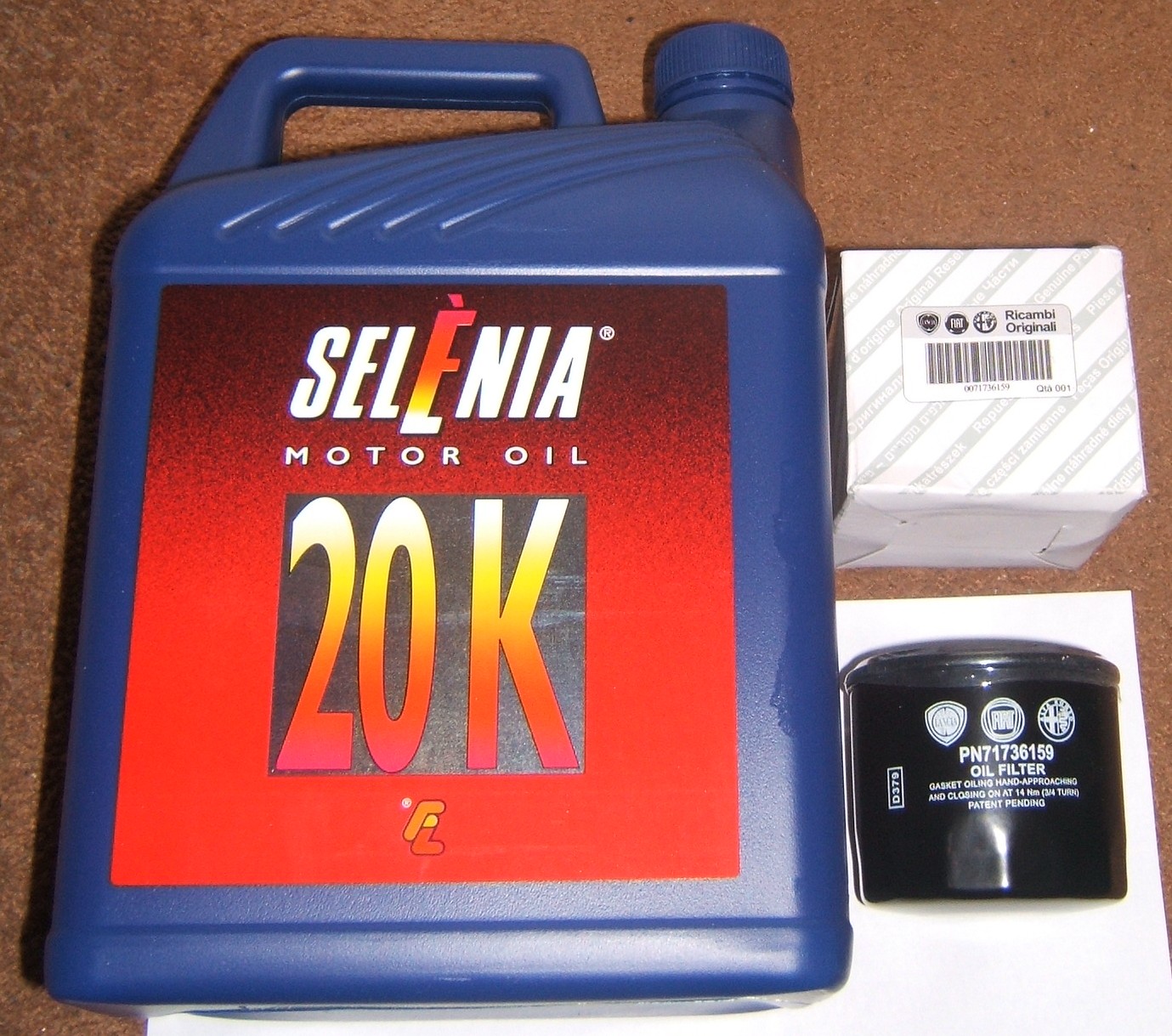 Selenia 20K 10w40 Oil Filter