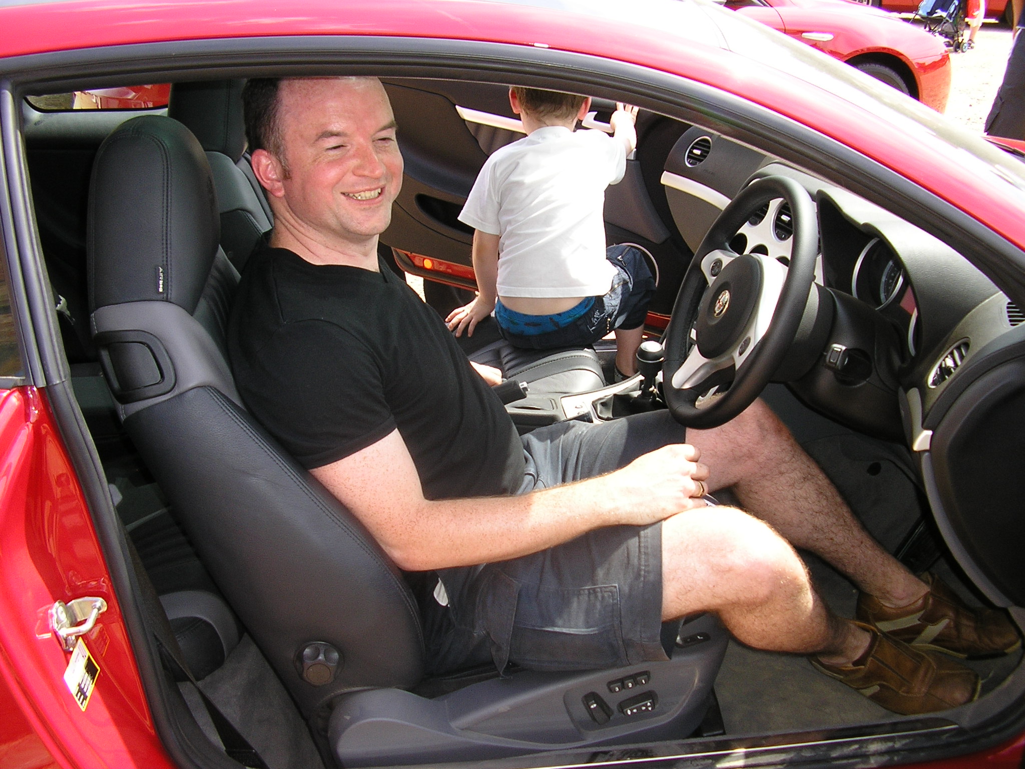 Stu trying the Brera for size !!!