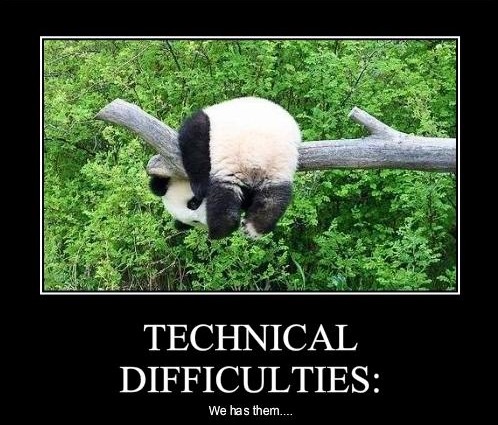 Technical difficulties