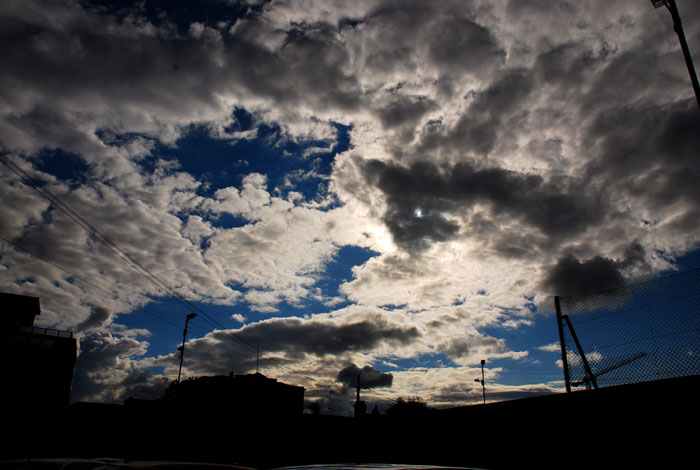 the sky