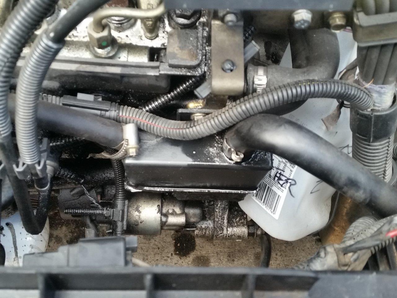 thermostat removal oil vapour box