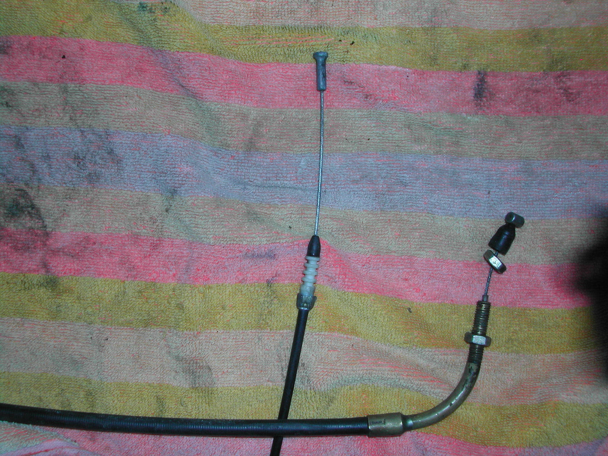 throttle cable tb end 16v to the left