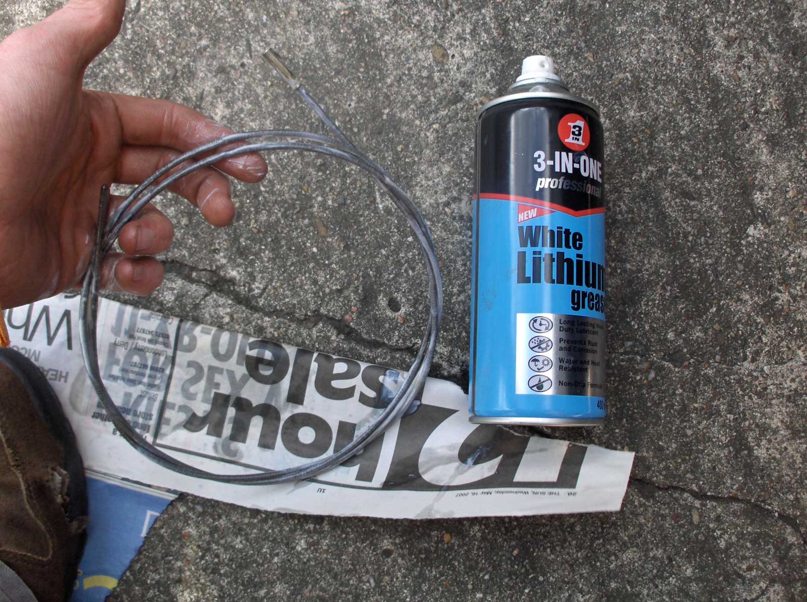 Uno speedo cable maintenance