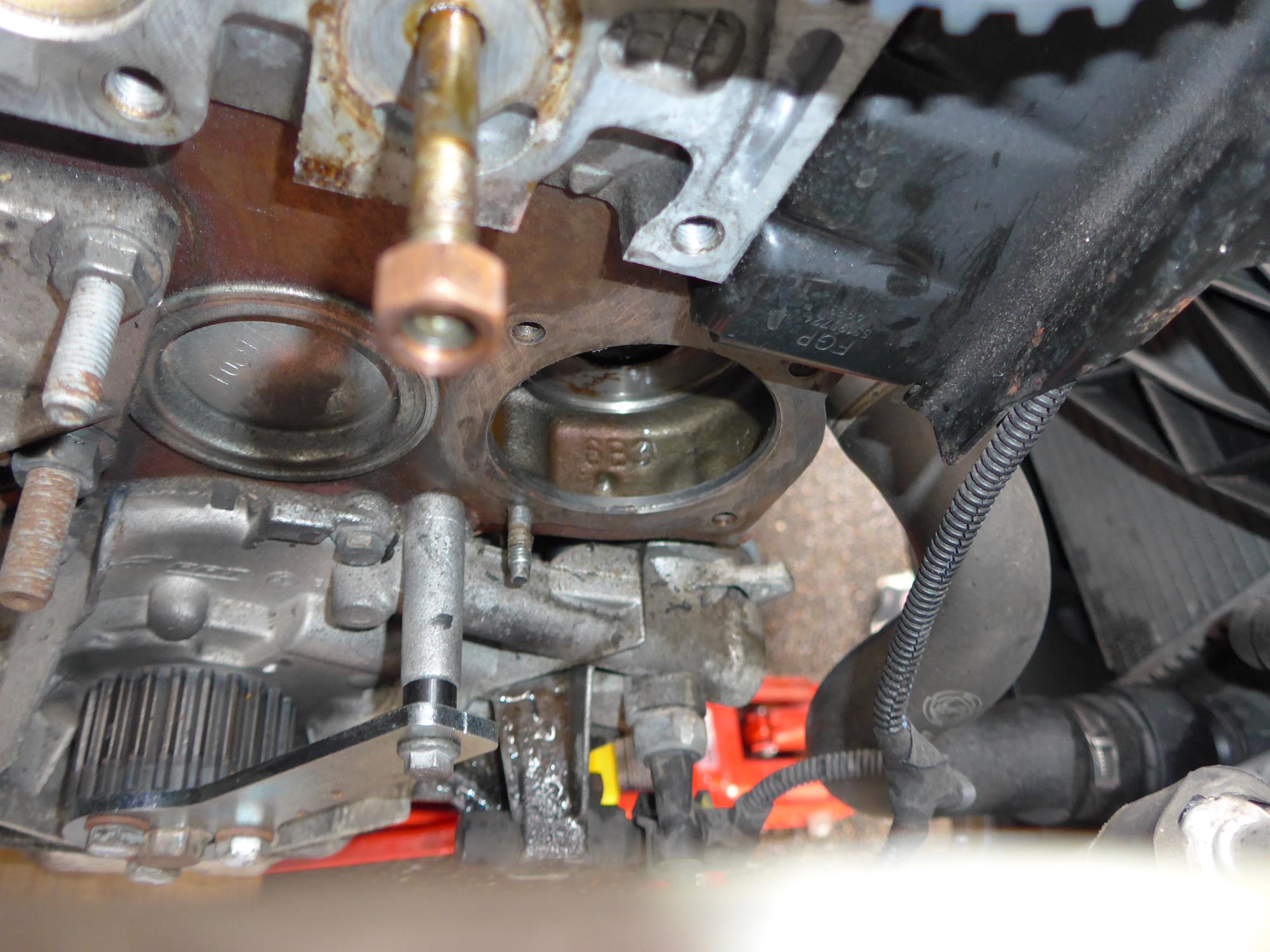 Waterpump hole