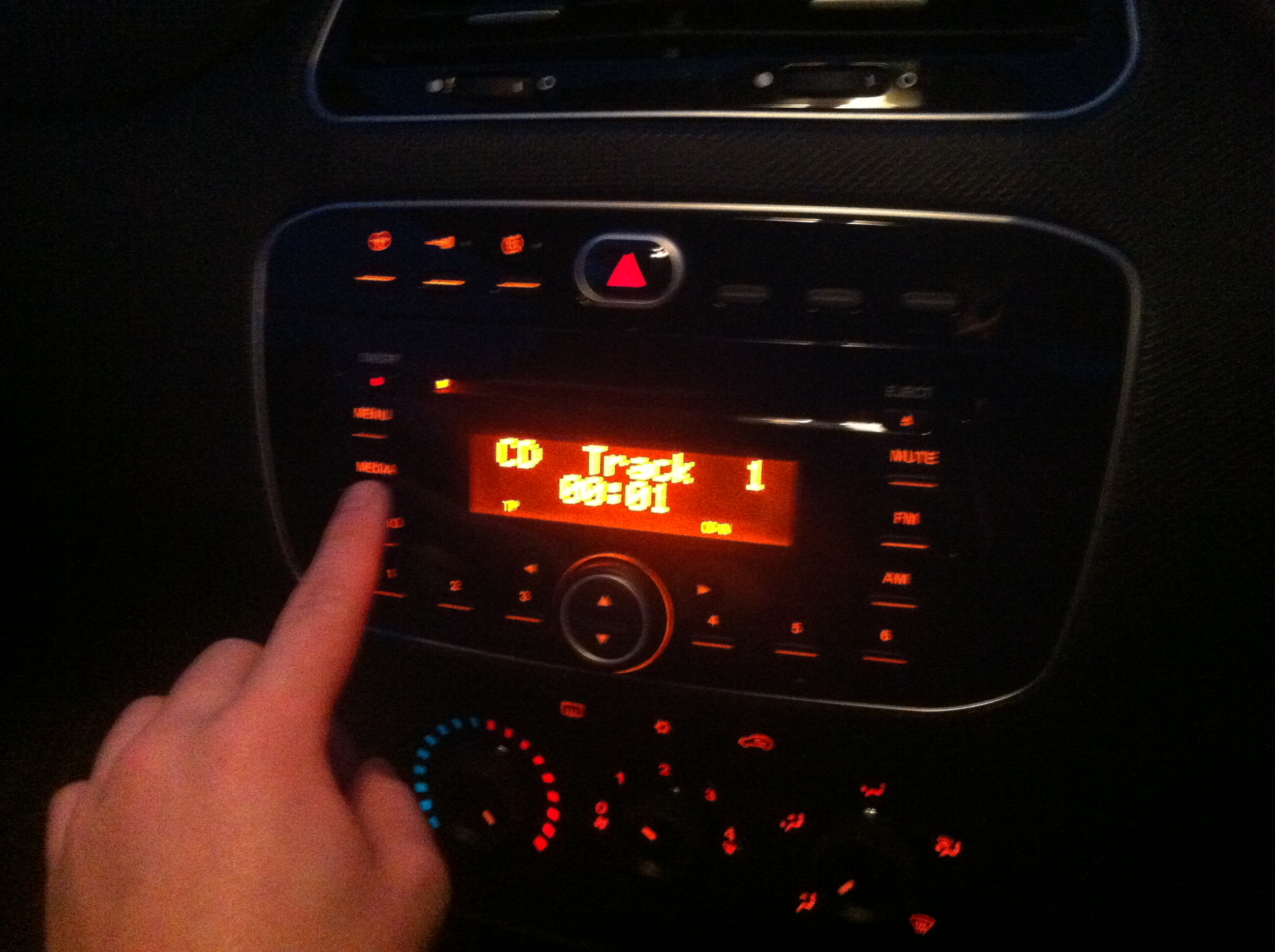 when plug is inserted and HU put back, turn on the engine and push