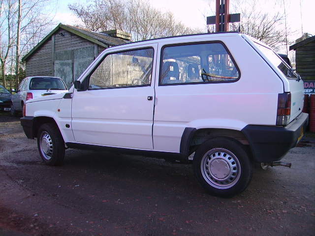 white panda mania 750 side