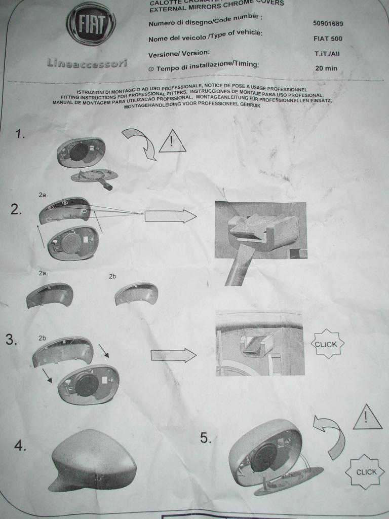 Wing mirror Instructions