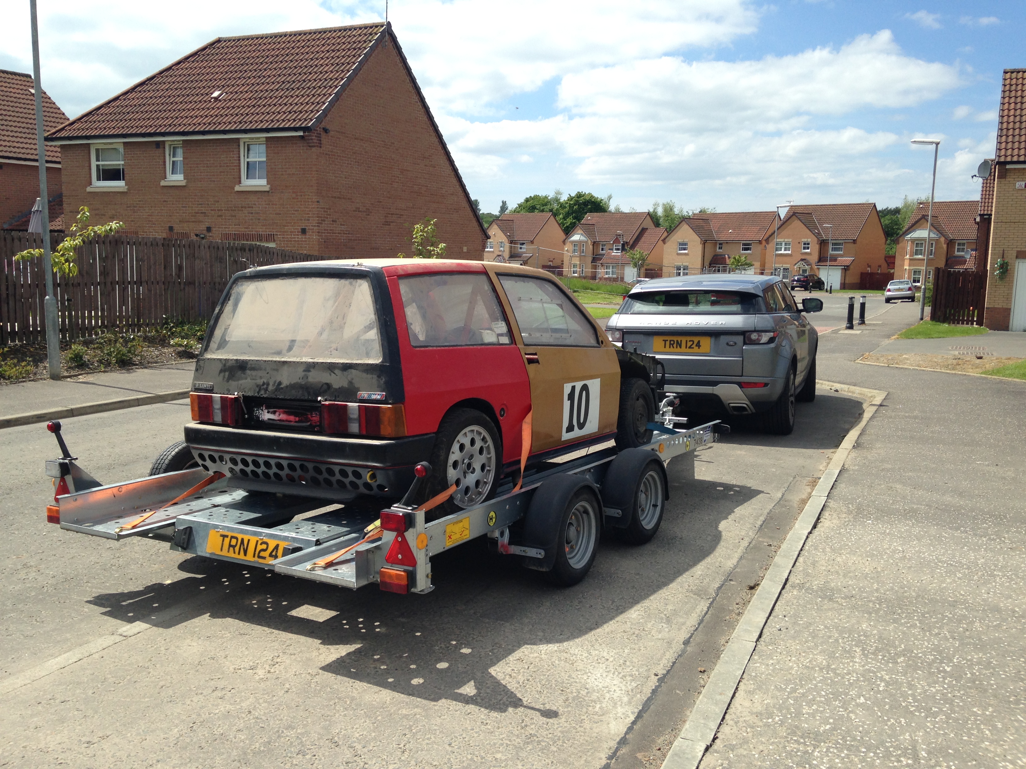 Y10 Race car arrives