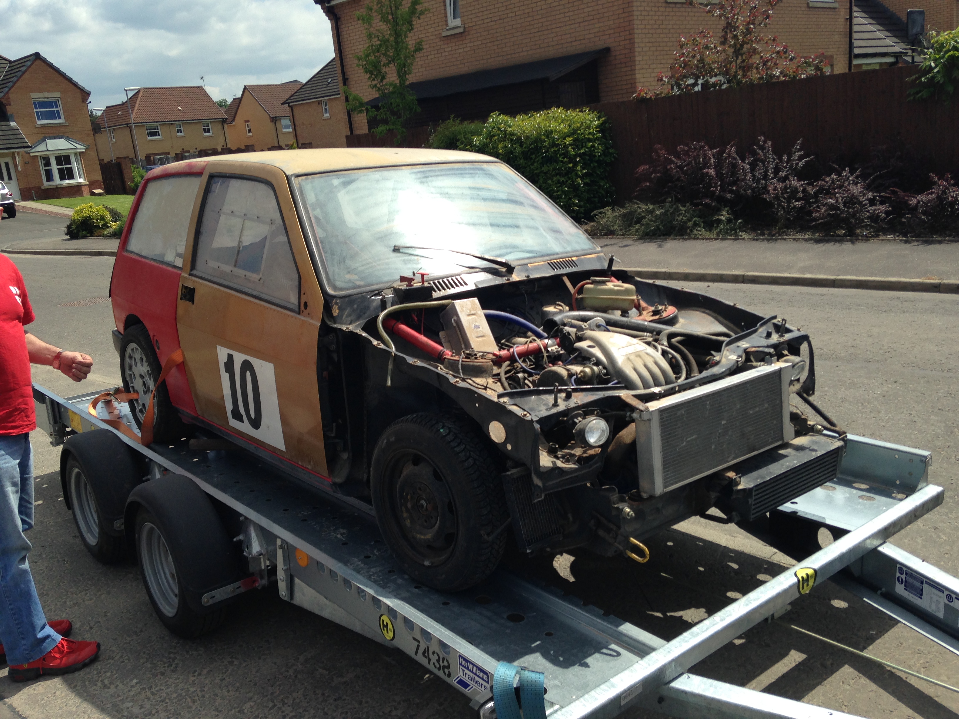 Y10 Race car arrives