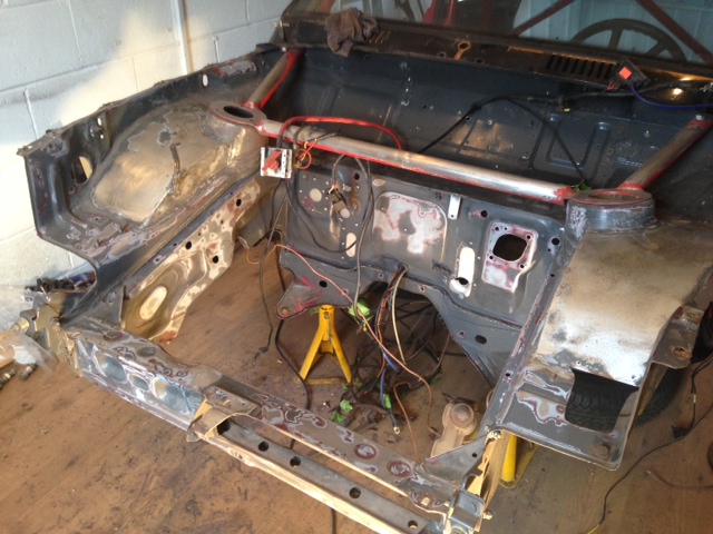 y10 Race Car engine bay